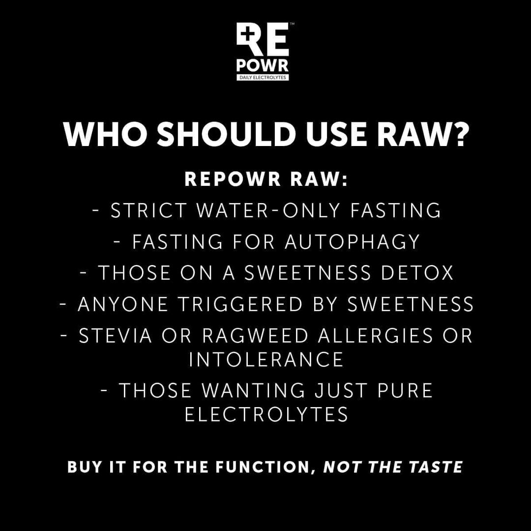 REPOWR RAW Unflavoured 30's